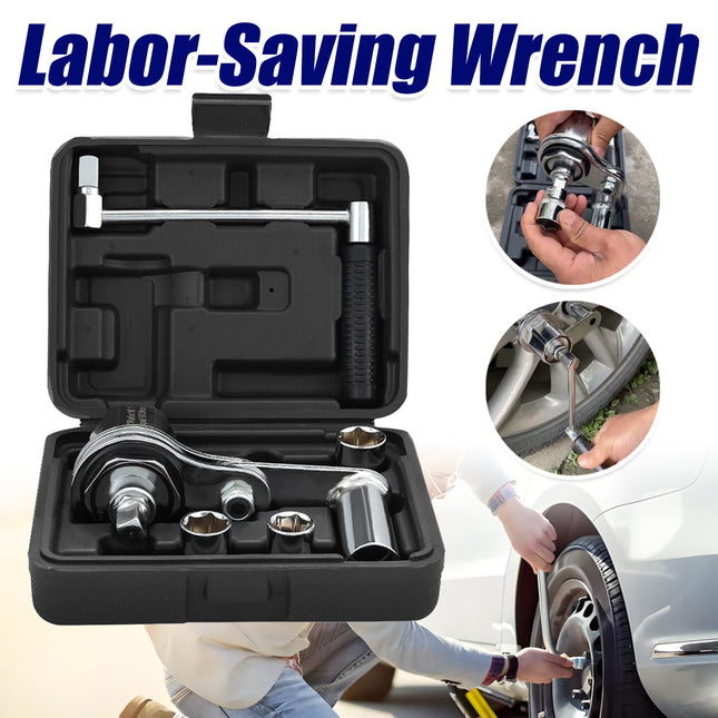 Car Tire Labor-Saving Wrench Set for Auto Wheel Removal Repair Emergency Use