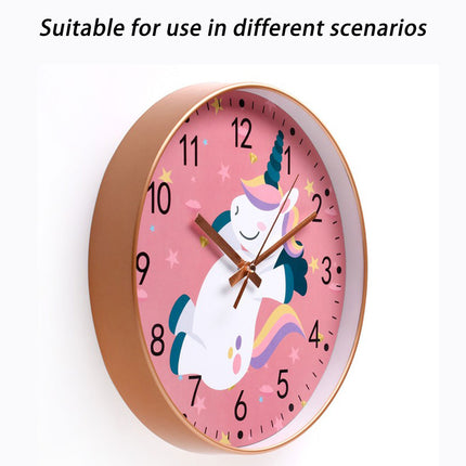 Wall Clock 8 Inch 20CM Silent Quartz Round Clock For Living Room Bedroom Decor