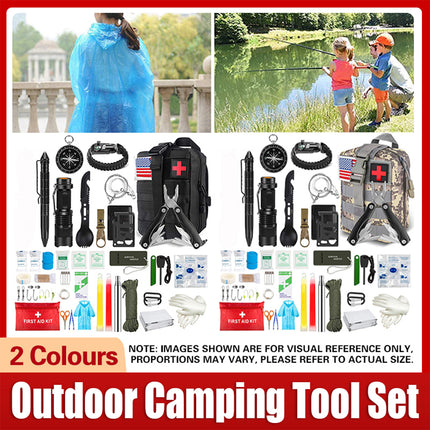 Outdoor Camping Adventure Multi-Function Survival Tool Set for Outdoor Emergency