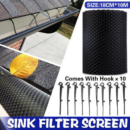 Water Trough Filter Protective Eave Net Suit Garden Outdoor Leaf Block Mesh Net