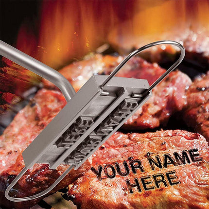 Alphabet Fire Branding Barbecue Grill Tool Custom Branding Iron for BBQ Meat