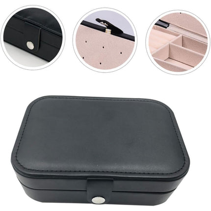Jewelry Storage Box Travel Mini Case Portable Small Organiser for Rings Earrings
