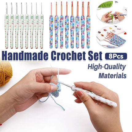 Handmade Crochet Set for Beginners DIY Craft Scarf Hat Making Supplies