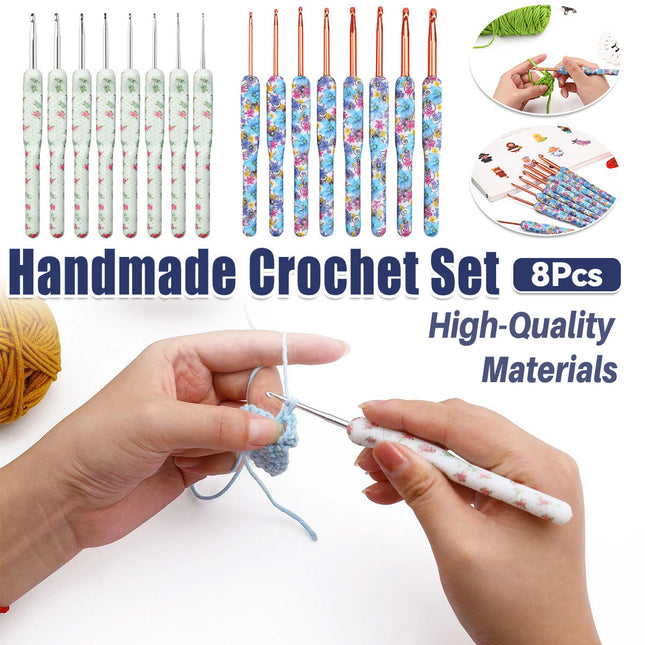 Handmade Crochet Set for Beginners DIY Craft Scarf Hat Making Supplies