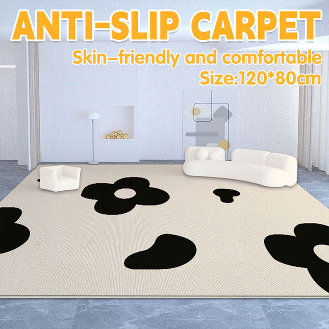 Living Room Carpet Anti Slip Simple Home Floor Mat Soft Decorative Area Rug
