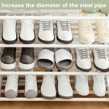 4 Tier Tree Shoe Rack Space Saving Organizer Stand for Entryway Hallway Storage