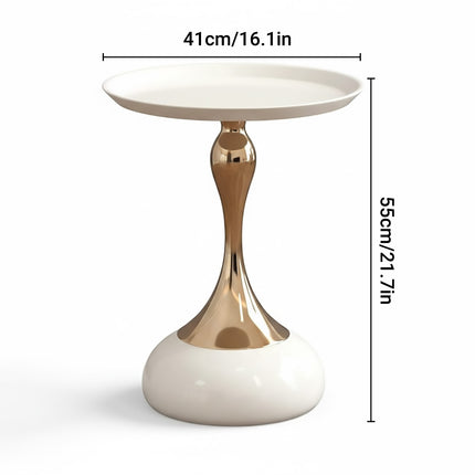 Luxury Sofa Side Table 41x55cm Anti-Fall Design Stable for Living Room Bedroom