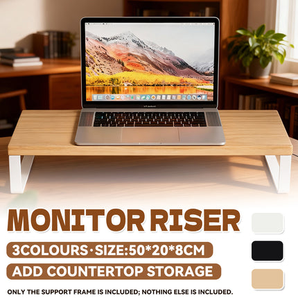 Multi-Purpose Desktop Monitor Stand Riser Durable for Desk Organizer Storage Use