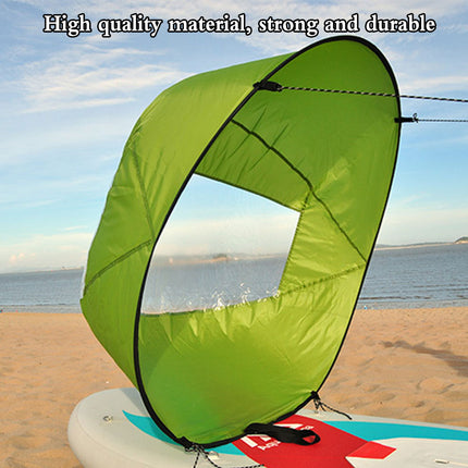 Portable Boat Sail Kayak Sail Folding Nautical Sailing Accessory Water Sports