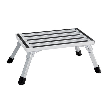 Folding RV Step Stool Non Slip Platform Portable Footrest for Camper Trailer Use