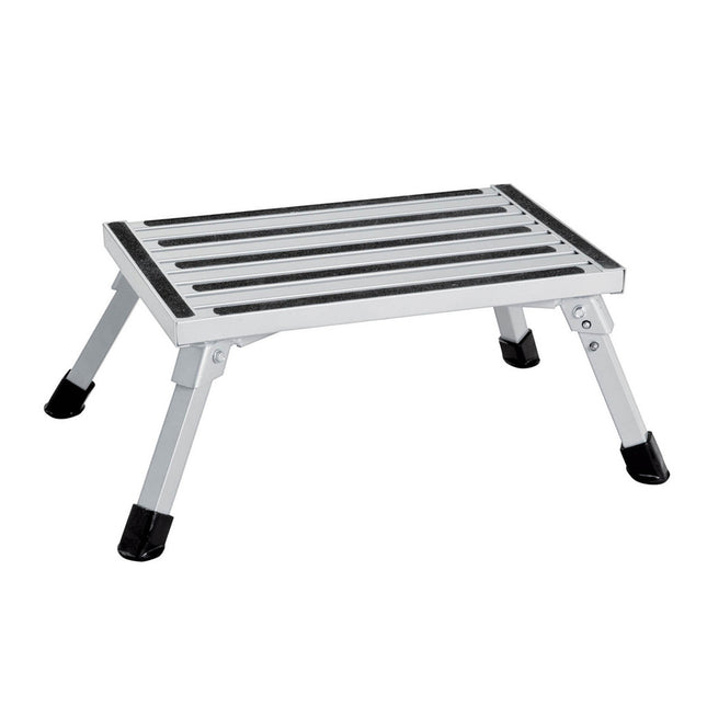 Folding RV Step Stool Non Slip Platform Portable Footrest for Camper Trailer Use