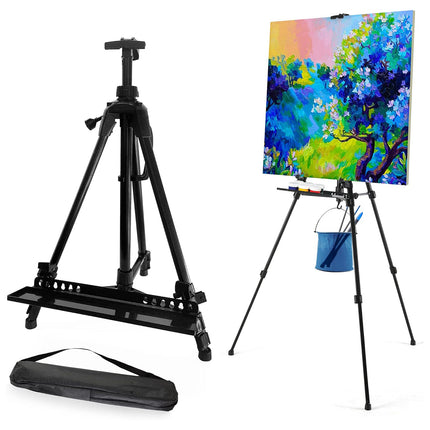 Art Painting Display Artist Easel Stand Portable Metal Adjustable Easels Triangle