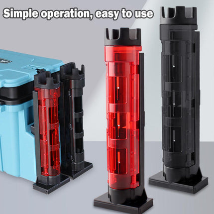 Pole Riser Fishing Box Accessories Adjustable Rod Bucket Holder Tackle Gear