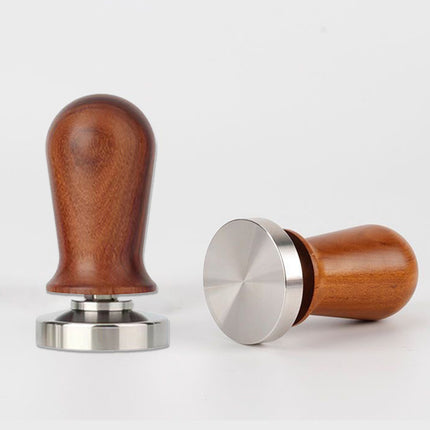 304 Stainless Steel Coffee Tamper Press Non-Slip Handle Even Tamping 51/53/58mm