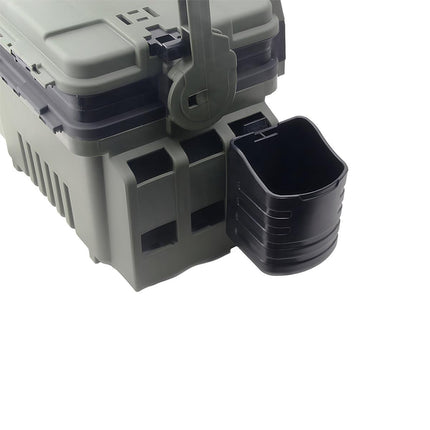 2pcs Fishing Box Accessories Rod Bucket Water Cup Holder Adjustable Tackle Stand