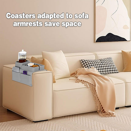 Multifunctional Sofa Armrest Tray Table Living Room Couch Side Table Organizer