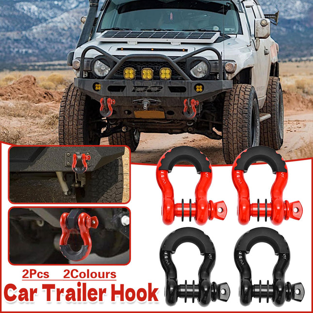 Rescue U Shaped Trailer Unshackle Off Road Vehicle Towing Hook Tow Hitch Tool