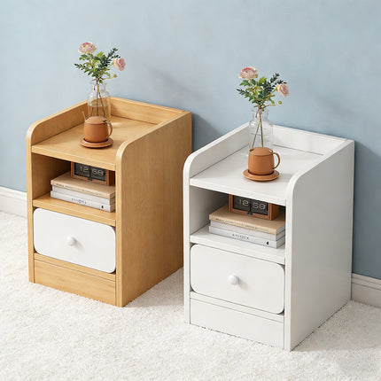 Ultra Narrow Bedside Table Storage Cabinet 30x30x50cm Bedroom Nightstand Drawer