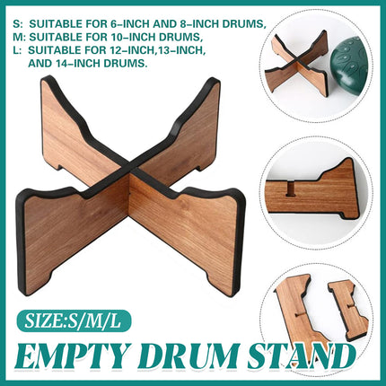 Empty Drum Stand Sturdy Non Slip Base For Home Stage Practice Performance