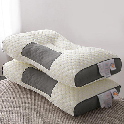 1/2X Contour Pillow Neck Support Orthopedic Cervical Pillow Anti Bacteria Sleep