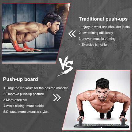 Push Up Board Home Multi Functional Fitness Folding Portable Gym Exercise Tool