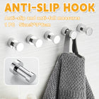Wall Mounted Coat Hook Single Hook Metal Coat Rack Clothes Key Holder Bathroom