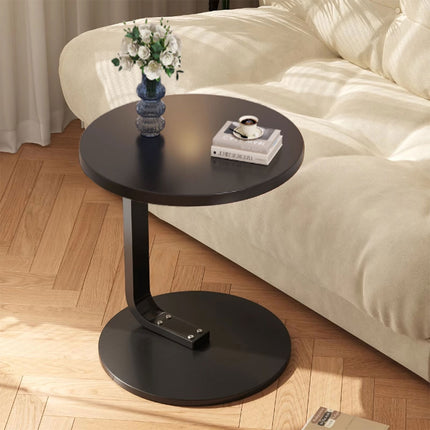 Small Round Coffee Table Simple Sofa Side Table Compact Modern Home Furniture