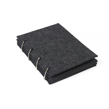 Felt Storage Book Loose-Leaf Folder For Jewelry Pin Brooch Commemorative Use