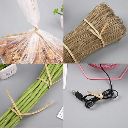 1000pcs Paper Tie Tape Wire 8/10/15cm for Baking Packing Bag Sealing Supplies