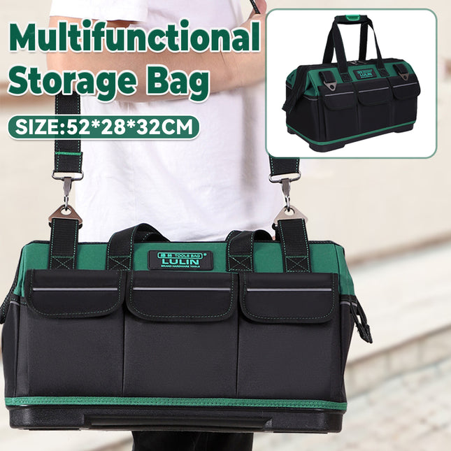 Multifunction Tool Bag Portable Durable Large Capacity Electrician Work Tote