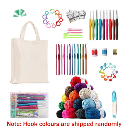 73PCS Knitting Sewing Kit Set with Needles Threads Scissors for Sewing Projects