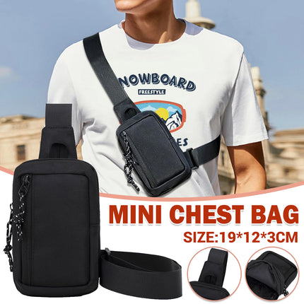 Mini Chest Bag Crossbody Bag Oxford Fabric Material Daily Casual Shopping Travel