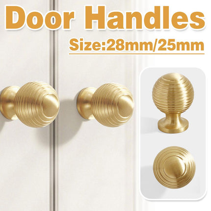 Round Ball Cabinet Handle Single Hole Modern Pull for Drawer Wardrobe Cupboard