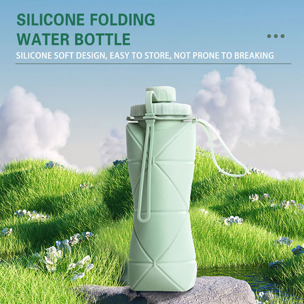 Large Capacity Outdoor Travel Portable Sports Foldable Water Bottle Durable