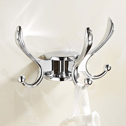 Wall Mounted Coat Hook Rotating Design Foldable Hook Space Saving For Home