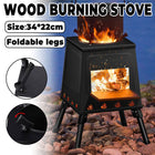 Camping Cassette Stove Portable Windproof Folding Gas Burner For Outdoor BBQ