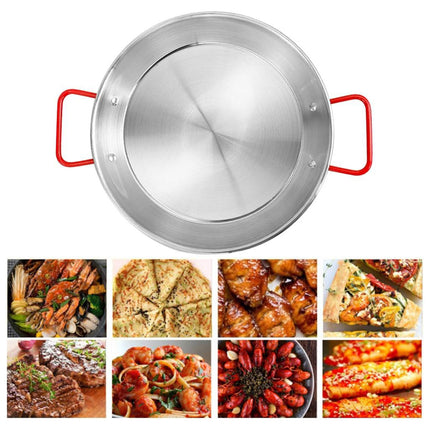 Stainless Steel Seafood Plate with Handle Food-Grade Durable Easy to Clean
