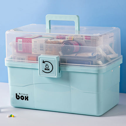 Medicine Box Household Portable Multi layer Storage Box Medicine Box Storage