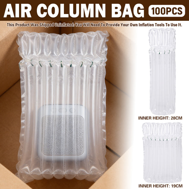 Air Column Protective Bags 100PCS Clear Cushion Packaging for Bottles Electronics
