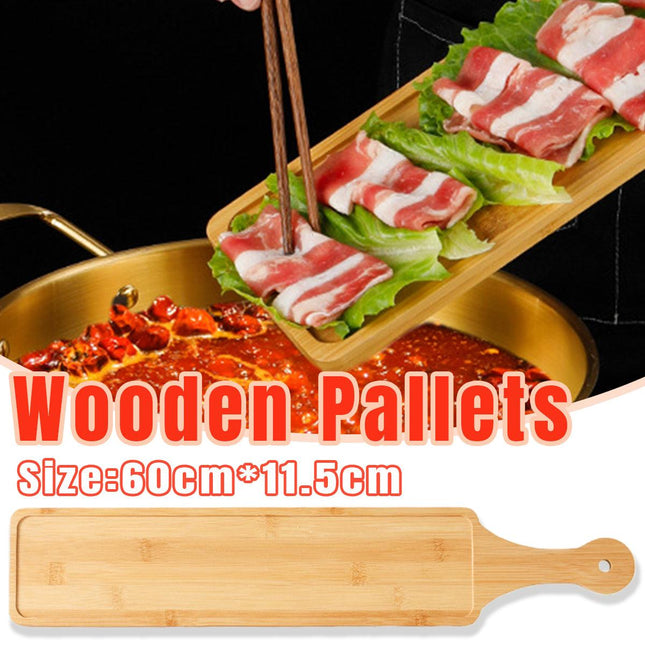 Long Wooden Tray Plate Side Dish Serving Plate Wooden Dishes Plate Kitchen Decor