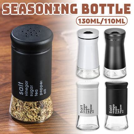 110/130ML Seasoning Bottle Rotating Spice Jar Condiment Container Kitchen Spicer