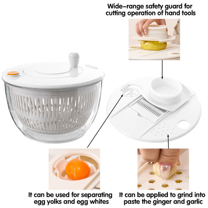 Salad Spinner Vegetable Dryer Fruit Dehydrator Multi Functional Kitchen Tool