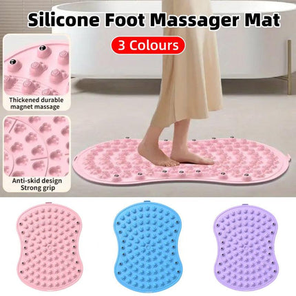Soft Silicone Foot Massage Mat for Daily Comfort and Pressure Relief