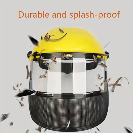 Garden Face Shield Headgear for Mowing and Outdoor Protective Use