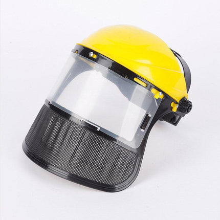 Garden Face Shield Headgear for Mowing and Outdoor Protective Use