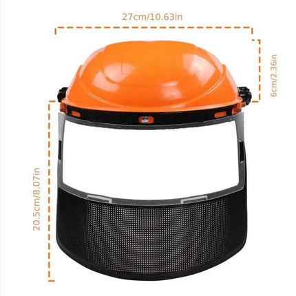Garden Face Shield Headgear for Mowing and Outdoor Protective Use
