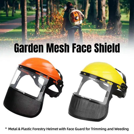 Garden Face Shield Headgear for Mowing and Outdoor Protective Use