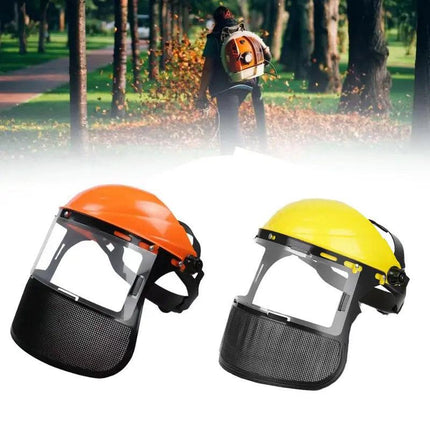 Garden Face Shield Headgear for Mowing and Outdoor Protective Use