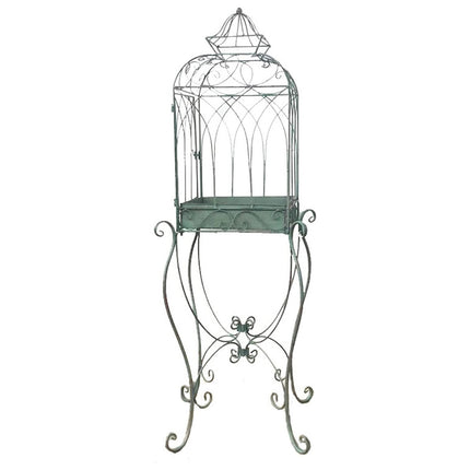 Iron Balcony Plant Stand Floor Rack Metal Garden Display Shelf Garden Decoration