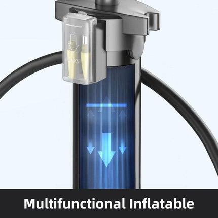 Stainless Steel Bicycle Pump Portable Home Air Pump with High Pressure for Tires